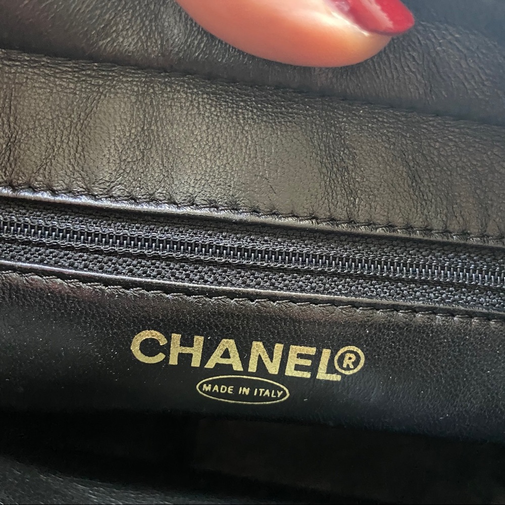 ❌SOLD❌ CHANEL Black Caviar 💎 Jumbo Flap Bag Zip - Picture 15 of 16